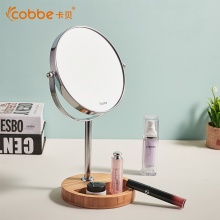 卡贝（cobbe）双面梳妆镜子台式化妆镜高清放大...