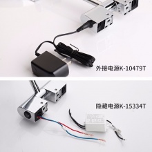 科勒（KOHLER） 欣嘉丽系列化妆镜美容镜防雾化妆镜带LED灯K-10479T K-10479T-CP(外接电源）