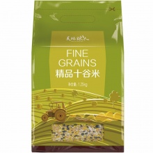 天地粮人 精品 十谷米 1.25kg（小米 黑米 糯米 燕麦 糙米等 杂粮 八宝粥 腊八粥料 大米伴侣）