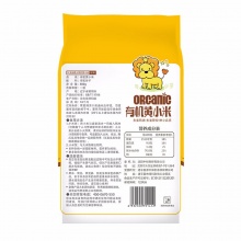 天地粮人 有机 黄小米800g（不熏蒸 有机认证 月子米 杂粮 大米伴侣）