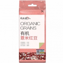 天地粮人 有机 薏米红豆 杂粮粥米搭档350g（薏仁米 红小豆 东北 五谷 杂粮 粗粮 真空装 大米伴侣）