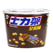 士力架花生夹心巧克力（全家桶）糖果巧克力休闲零食460g