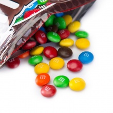 M&M’s彩豆分享装牛奶巧克力豆 mm豆 糖果巧克力 160g