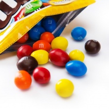 M&M’s彩豆分享装花生牛奶巧克力豆 mm豆 糖果巧克力 160g