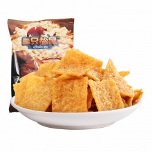 三只松鼠休闲零食特产小吃锅巴麻辣味小贱小米锅巴60g/袋