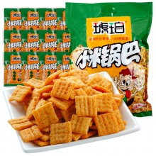 琥珀 锅巴小米锅巴（牛肉味25gX20袋）零食大...