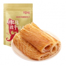 百草味 肉干肉脯 休闲零食特产海味即食鱿鱼丝 风...