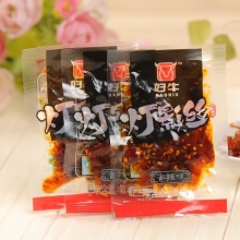 好牛 四川特产 休闲零食 牛肉干小吃 灯影牛肉丝 香辣味108g