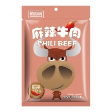 俏香阁 休闲零食 肉干肉脯 独立包装 麻辣牛肉干200g/袋