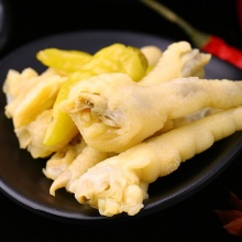 百草味 休闲零食肉干肉脯 泡椒凤爪160g/袋