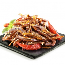 良品铺子香辣小鱼仔东江鱼小鱼干即食麻辣湖南特产辣小吃零食120g