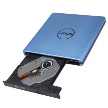 精米 USB3.0外置蓝光光驱外接移动DVD/CD刻录机 支持3D电影播放 蓝色
