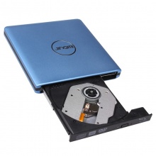 精米 USB3.0外置蓝光光驱外接移动DVD/CD刻录机 支持3D电影播放 蓝色