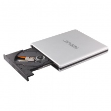精米（JInGmI） 外置蓝光光驱USB3.0外接移动DVD刻录机支持笔记本3D电影播放 银色