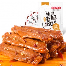 绝味湖南特产 黑鸭甜辣鸭翅200g 卤味肉干肉脯办公室休闲零食熟食（新老包装交替发货）