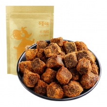 百草味 肉脯零食 牛肉粒100g/袋 肉类小吃牛...