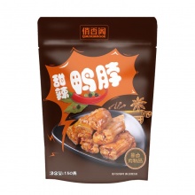 俏香阁 休闲零食 肉干肉脯 鸭脖子 甜辣卤味鸭脖袋装 小吃熟食 甜辣鸭脖150g/袋