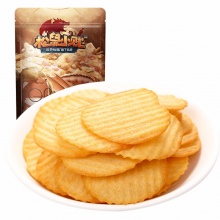 三只松鼠休闲零食膨化食品小吃小贱脆薯原味100g/袋