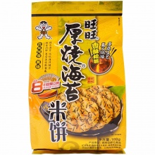 旺旺 厚烧海苔 饼干休闲零食168g