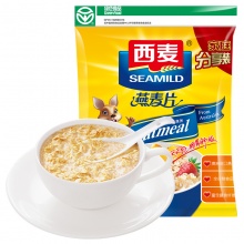 西麦 冲饮谷物 营养早餐 即食 家庭分享装 燕麦...