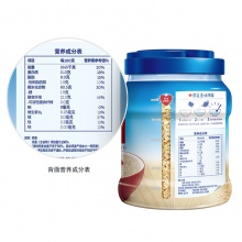 桂格（Quaker）早餐谷物 膳食纤维 即食燕麦片 1000克 罐装