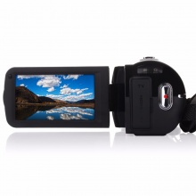 富京（FUGN）F2400S数码摄像机 高清数字专业dv 2400W像素摄录一体机 黑色