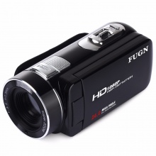 富京（FUGN）F2400S数码摄像机 高清数字专业dv 2400W像素摄录一体机 黑色