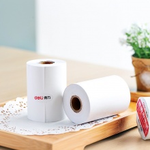 得力（deli）3204 热敏打印纸 80mm*58mm 28米/卷 2卷/包_