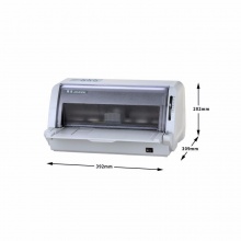 得实（Dascom）AR-630K 高效多功能针式打印机24针82列平推 出库单增值税发 票快递单营改增