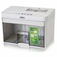 得力（deli）9261 个人办公桌面碎纸机 4...