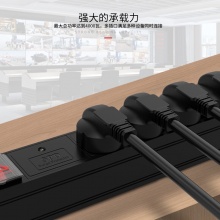 安普康（AMPCOM） AMPDU616 PDU机柜电源大功率插座 8位16A带开关防雷防浪涌3米线