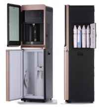 美的（Midea）JD1569S-NF 触屏过滤即热式饮水机净水器加热一体机 金色_