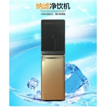 美的（Midea）JD1569S-NF 触屏过滤即热式饮水机净水器加热一体机 金色_
