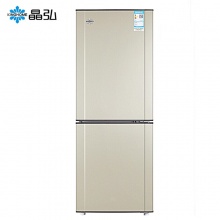 晶弘（KINGHOME）BCD-152C3 冰箱 双门 时代金 152L