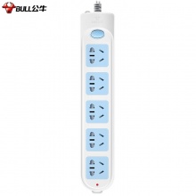 公牛（BULL） GN-602 插排 5位总控3米