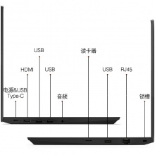 联想 ThinkPad E系列笔记本电脑 E480-20KN001BCD  i3-7020u/4G/500G/2G独显/Win10 黑色