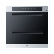 海尔（Haier）ZQD100F-20 小型嵌入式厨房碗柜 光波巴氏消毒 100L