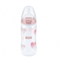 NUK 宽口径PP奶瓶300ml配2号硅胶中号圆...