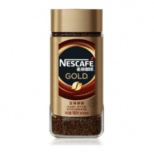 雀巢（Nestle) 金牌至臻原味黑咖啡粉 10...