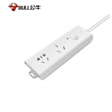 公牛（BULL）GN-H102D 2位1.8米 总控开关 大功率防雷插座