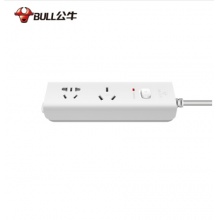 公牛（BULL）GN-H102D 2位1.8米 总控开关 大功率防雷插座