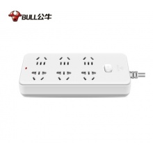 公牛（BULL）GN-H2060 插座 6位3米 总控开关