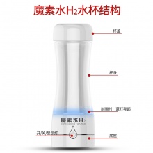 金丝黛（JINSIDAI）魔素水 H2 便携式水杯 氢氧分离富氢水素 USB充电