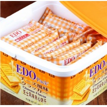  EDO pack 饼干蛋糕 零食早餐 苏打夹心饼干 芝士风味 600g/盒