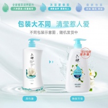 六神 清莹水润沐浴乳 百合山茶花味 750ml