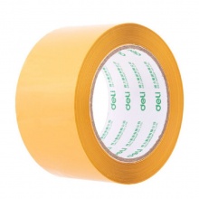 得力（deli）30359 米黄色封箱胶带 60mm*100y*50μm_