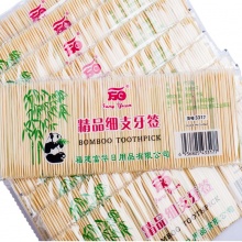 富华 家用双尖竹牙签 2500支整包装