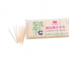 富华 家用双尖竹牙签 2500支整包装