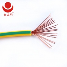 金龙羽 ZC-BVR-4平方 国标铜芯单芯多股软线阻燃家装线 黑色 100米