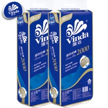 维达蓝色经典卷纸V4073 4层 200g/卷 10卷/提